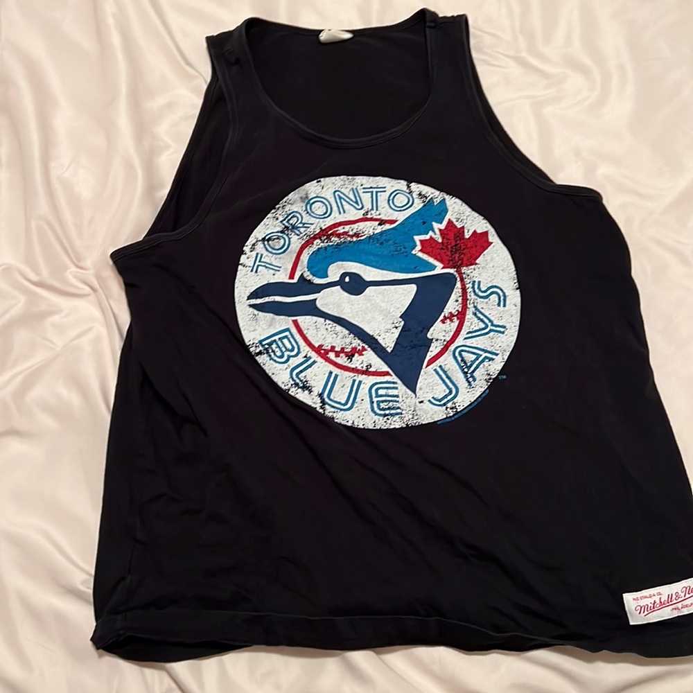 Mitchell and Ness Toronto Blue Jays Tank Top Size Large